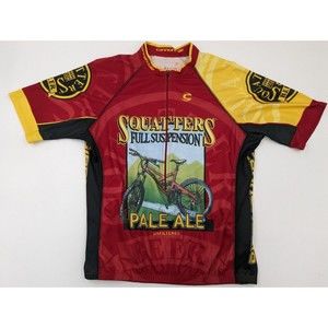 Cannondale Cycling Jersey 3 Pocket 3/4 Zip Squatters Beer Pale Ale Men Size XL